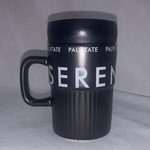Stylish Black SERENITY Mirror Mug
